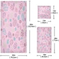 thumbnail image 2 of Dreamtimes Dreamtimes Bathroom Easter Decorative Towel Set with Colorful Easter Eggs Print, 3-Piece Set with 30x60 inch Bath Towel, 16x28 inch Hand Towel & 13x13 inch Washcloth, 2 of 6