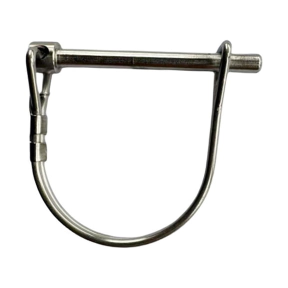 Colaxi Coupler Pin Shaft Locking Pin 316 Stainless Steel Marine Grade D Pins for Trailers Pin for Boat Farming Lawn
