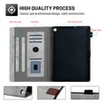 thumbnail image 4 of Dteck Fire HD 10 2021 Case - Folio PU Leather Smart Case Cover with Auto Wake/Sleep & Card Slots Compatible with All-New Amazon Fire HD 10 11th Generation / Fire HD 10 Plus 2021,Gray, 4 of 6