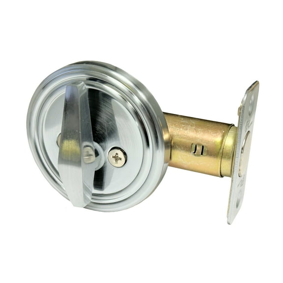 Cal-Royal ID-701 26D One-Sided Deadbolt, Satin Chrome FInish
