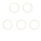 thumbnail image 1 of 5 / Set Aros de de Macramé de para Manualidades Práctica DIY de Boda Rústica en hogar, 1 of 9