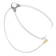 thumbnail image 1 of Listening Aid Stethoscope, Lightweight Double Head Earpiece Multifunctional Transparent with Damping for Sound and Noise Detection, 1 of 8
