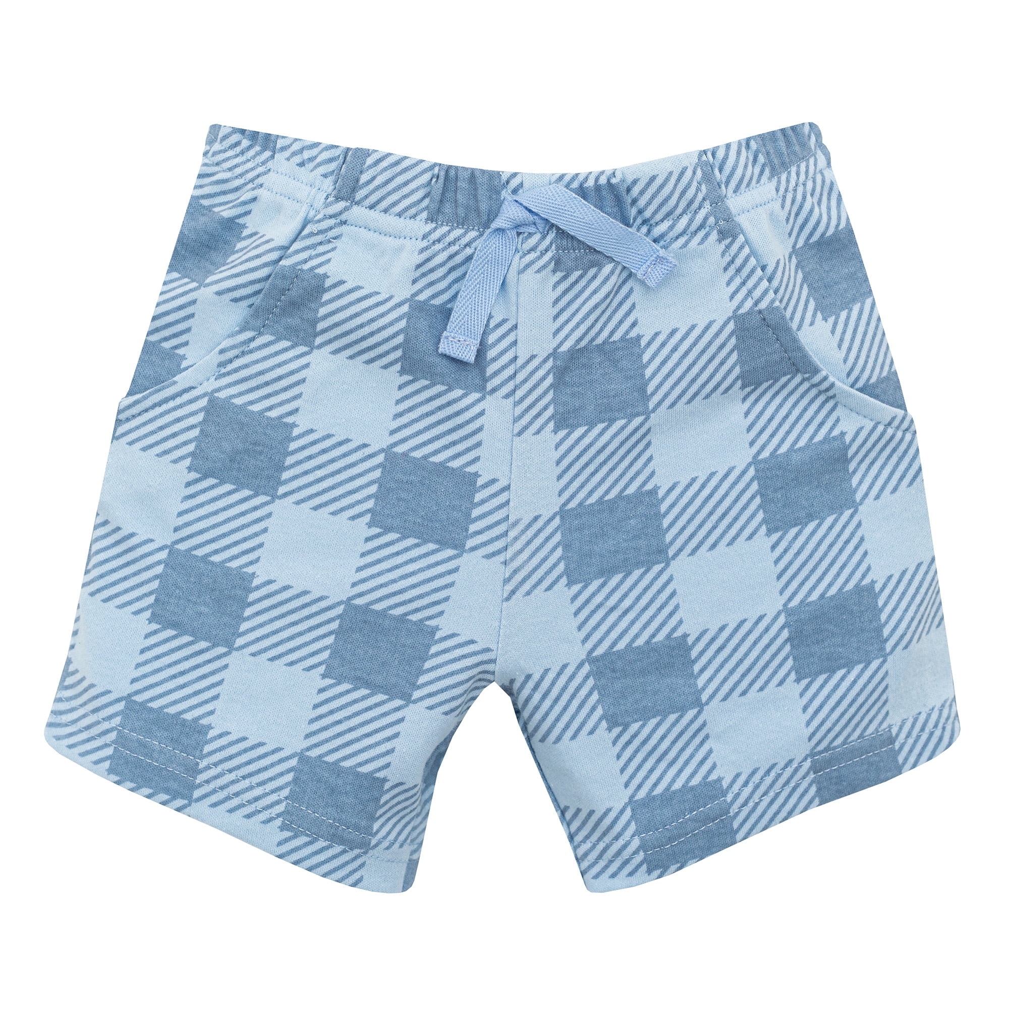Hudson Baby Boy Cotton Bodysuit, Shorts and Shoe Set, Love Me A Ton, 0-3 Months