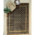 thumbnail image 2 of EORC Brown Handmade Wool Transitional Ningxia? Rug, 8'9 x 12'3, 2 of 4