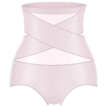 WMTBSRSW Womens High Waisted Tummy Control Panties Seamless Slimming Body Shaper Underwear Shapewear Panty Strentchy Breathable No Show Briefs