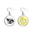 thumbnail image 1 of Dragon animaux Art en grano silueta Pendiente Sol Flor Pendiente Joyas Moda Unbranded M, 1 of 3