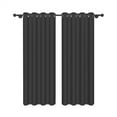 thumbnail image 5 of Aofoto Blackout Grommet Curtain Indoor Drapes for Living Room,2 Panel, 42x63 Inches, Dark Gray, 5 of 6