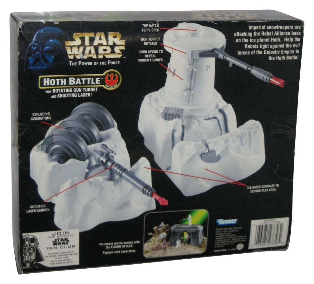 Star Wars Hoth Battle The Power of The Force Rebel Alliance (1997) Kenner  Toy Play Set