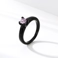 thumbnail image 3 of Anillos Boda Hombre Piedra preciosa Mujer Acero inoxidable Vintage, 3 of 5