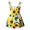 White Sunflower, variant on Douhoow 1-6 Years Girls Sunflower Dress Kids Summer Sleeveless Strap Dress Flower Print Sundress