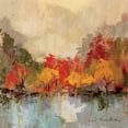 thumbnail image 2 of Vassileva, Silvia 12x12 White Modern Wood Framed Museum Art Print Titled - Fall Riverside II, 2 of 4