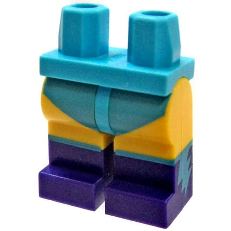 LEGO Blue Wrestling Speedo and Purple Boots With Blue Lightning Logo Loose