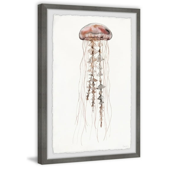 Parvez Taj Hippy Jellyfish Framed Wall Art