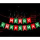 thumbnail image 5 of Red Green Merry Christmas Banner Decorations - Home Office Party Fireplace Mantle Farmhouse Decor (16*12cm), 5 of 5