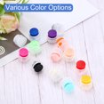 thumbnail image 4 of Uxcell 25 Pcs Bloqueo de Cuerda de Plástico de Primavera, Deslizadores de Doble Orificio, Clip de Parada Redonda, Acelerador, Transparente + Azul, 4 of 7