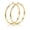 gold 40mm, variant on 14K Gold Plated Hoop Earrings for Women ,Hypoallergenic Lightweight Chunky Hoops with Secure Spring Clasp, S925 Sterling Silver Post, Gift Box Included