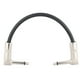 thumbnail image 1 of Cable de audio ammoon AC-10 15cm / 0.5 Pies Parche Guitarra Pedal de Efecto Cable de la Cuerda del Instrumento 1/4 Pulgadas de Plata 6.35 Enchufe de Ángulo Recto PVC Tomshoo Cable de audio, 1 of 4