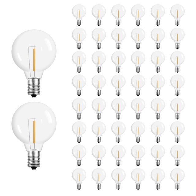 Bombillas LED de repuesto Meconard G40, 1 W, 50 unidades