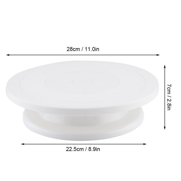 Cake Stand, Cake Spinner Decorating Supplies Round Decorating Turntable Revolving Table Holder Baking Display Tray Plate Tools Accessories for Birthday Wedding Party