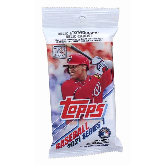 Tarjetas de béisbol Topps Serie 1 2021 Fat Pack de 40 tarjetas