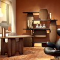 thumbnail image 2 of Bookcase Simple Modern Retro Italian Style Minimalist Bookshelf Display Stand My Lux Decor Round, 2 of 7