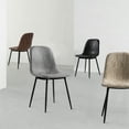 thumbnail image 6 of PU Dining Chairs Modern Chair Set of 2,White, 6 of 6