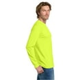 thumbnail image 4 of Gildan Heavy Cotton Men's High Visibility T-Shirt, Durable Long Sleeve Safety Green Tee, 4-Pack, L, 4 of 7