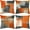 Burnt Orange, variant on Boho Lumbar Pillow Covers Set of 2 12x20 Inch Burgundy Red Carpet Pattern Decorative Throw Pillows in Linen Ethnic Design for Bohemian Farmhouse Cushion Sofa Couch Outdoor Decor Unique Ethnic Charm