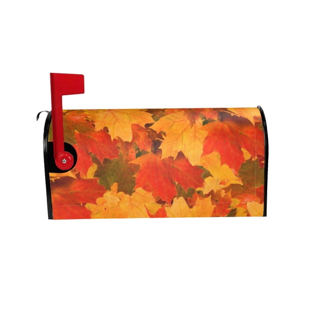 Leott Mailbox Covers Standard Size 18" X 21" Flowers Mailbox Wraps Post Letter Box Cover For Holiday Garden Yard Decor, Hangs