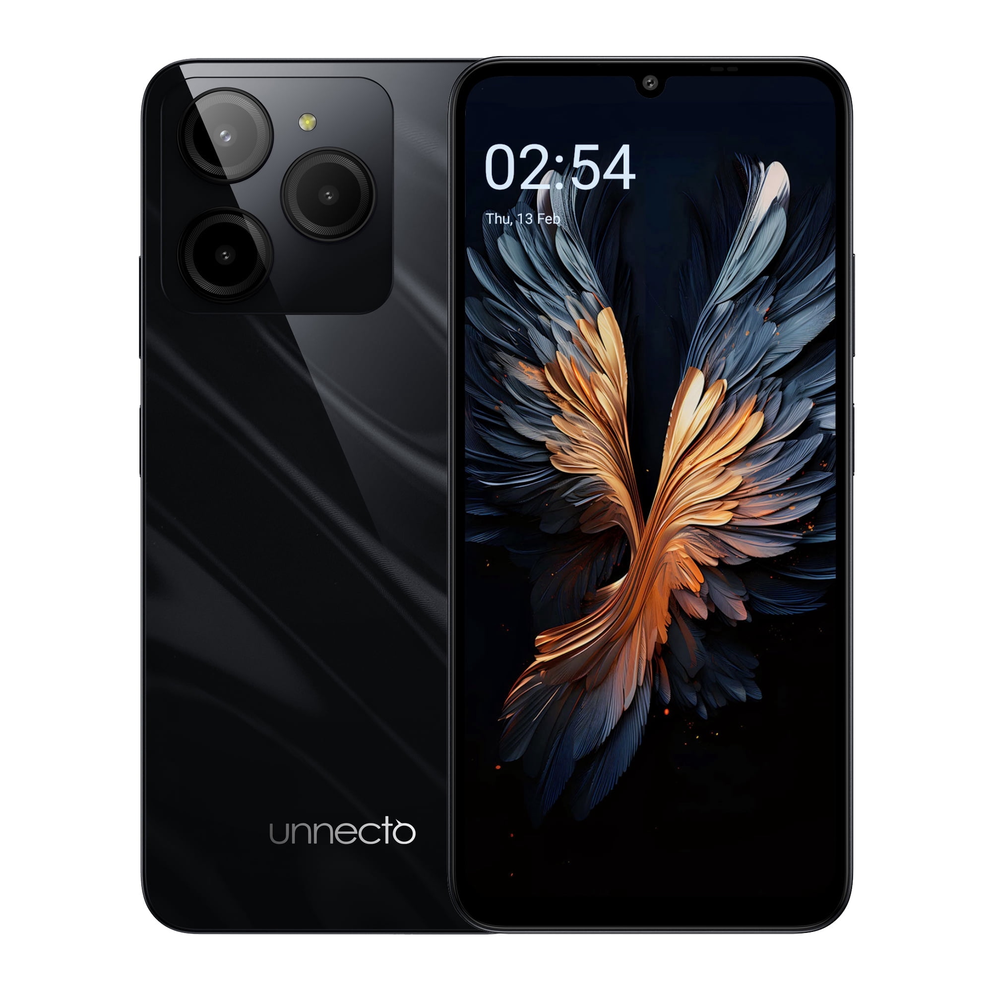 Bolt 20 | Dual SIM | Unlocked Smartphone | Android 14 | 2 Day Battery | NFC | 6.75” HD+ Display | 6GB+8GB VRAM | 256GB Storage | 50MP Triple Camera | Fingerprint | Black