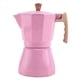 thumbnail image 2 of 2X la Cafetera Latte Mocha Cafetera Espresso Moka Cafetera Olla Cafetera de Estufa 300Ml Rosa, 2 of 5