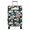 Football Bear Darkgreen Pattern, variant on Football Fire Orange Pattern Luggage Cover,Stretch Suitcase Dust Cover with Front Storage Pocket, Tear Resistant Gift Ideas for Holiday Birthday Gifts,S