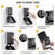 thumbnail image 5 of Outdoor Rustproof/waterproof Wall Mounted Key Safe Box 4 Digit Combination Password Key Holder Safe Key Box Security Storage Lock Box Organizer Case(1, 5 of 5