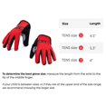 thumbnail image 2 of Guantes infantiles woom de dedos completos rojos, talla 5, 2 of 7