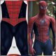 thumbnail image 3 of Disfraz de Spiderman de Maguire Raimi con logotipo en 3D y mono de superhéroe Spiderman Zentai de licra para Halloween, disfraces para adultos, 3 of 5