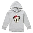 thumbnail image 1 of Disney Boys/Girls Mickey Mouse Santa Face Heather Hoodie, 1 of 4