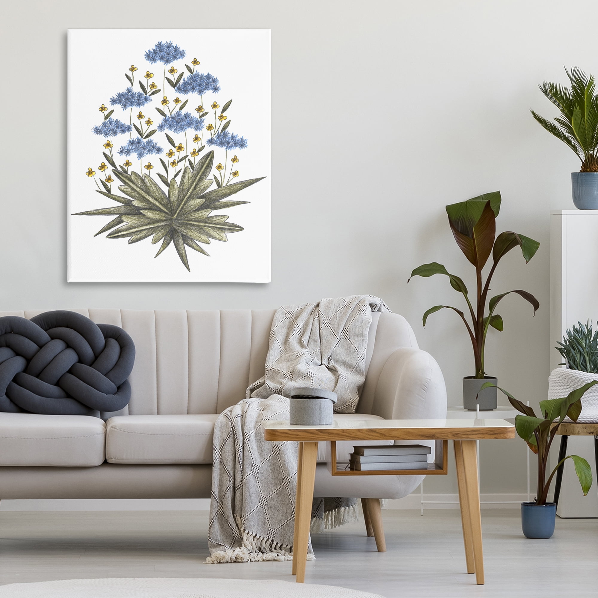 Where Wild Flowers Bloom Canvas Wall Art, design by Cecilia Battaini