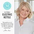 thumbnail image 5 of Martha Stewart 7 Cup Electric Kettle with Tea Infuser, Linen Cream, 5 of 6