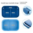 thumbnail image 3 of Chendee Lunch Box, Leakproof Lunch Box For Kids With 4 Compartments 2 Sauce Pot Set,Pink, 3 of 9