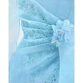 thumbnail image 2 of A-Line Organza Long Dress Turquoise 12 HC1251, 2 of 5