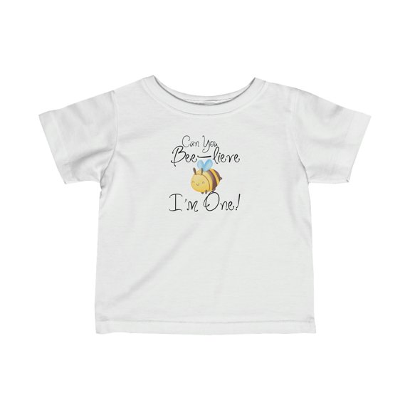 Can You BEE-lieve im one! 1st Birthday Shirt Bee Theme