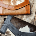 thumbnail image 3 of Genuine Cowhide Full Size Large Wallet-Cowhide Highlands Envelope Wallet, 3 of 12