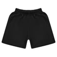 thumbnail image 4 of Nyeemya Kids Boys Girls 2 Piece Gym Workout Tracksuit Moisture Wicking Short T-shirts with Sport Black 150, 4 of 5