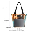 thumbnail image 2 of Kdxio Blue Sky Cute Dog Women Reusable Grocery Bags Foldable Ripstop,Reusable Shopping Bags for Shopping,Gym,Gift, 2 of 5