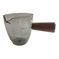 thumbnail image 3 of Taza medidora de vidrio Taza para espresso de 90 a 120 ml Taza medidora de vidrio Preparación de salsa Gris, 3 of 9
