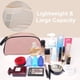 thumbnail image 4 of Bolsa de maquillaje Bolsa de viaje impermeable para cosméticos Bolsa de maquillaje pequeña Rosa, 4 of 5