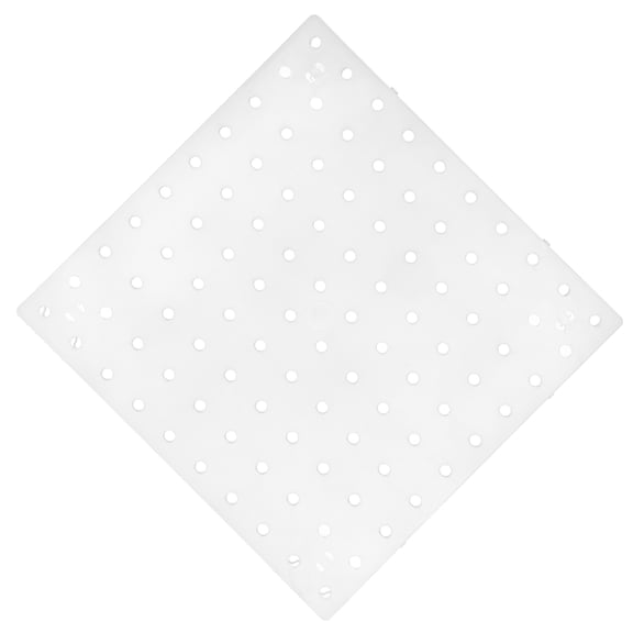 FONDOTIN 1Pack Garage Pegboard Organizer for Diy Enthusiasts 25x25x1.5in White Plastic Panels