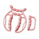 thumbnail image 5 of 2 rodillos masajeadores de fascia relajantes, rodillos de masaje de mano, relajante muscular para piernas Rosa, 5 of 9
