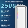 thumbnail image 3 of Inkless Printing Machine, 2500mAh Battery Wireless Printing Thermal Printer  for PDF File Web Photo, 3 of 7