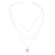 thumbnail image 1 of Collar con colgante de corazón de múltiples capas para clavícula, joyería para mujer, regalo, 1 of 5